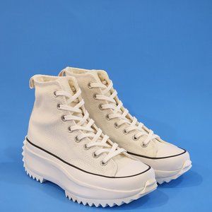 Converse Run Star Hike High Egret White Unisex Platform Sneakers 171089C NWT